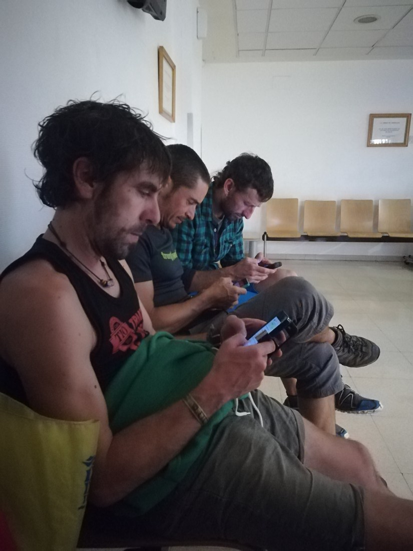 En el hospital, esperando el resultado