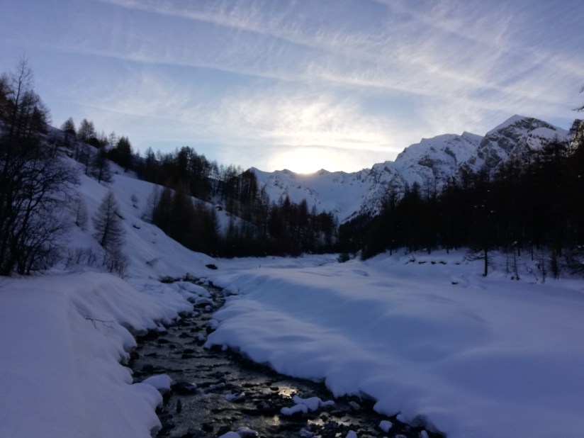 Vista desde el fondo del valle